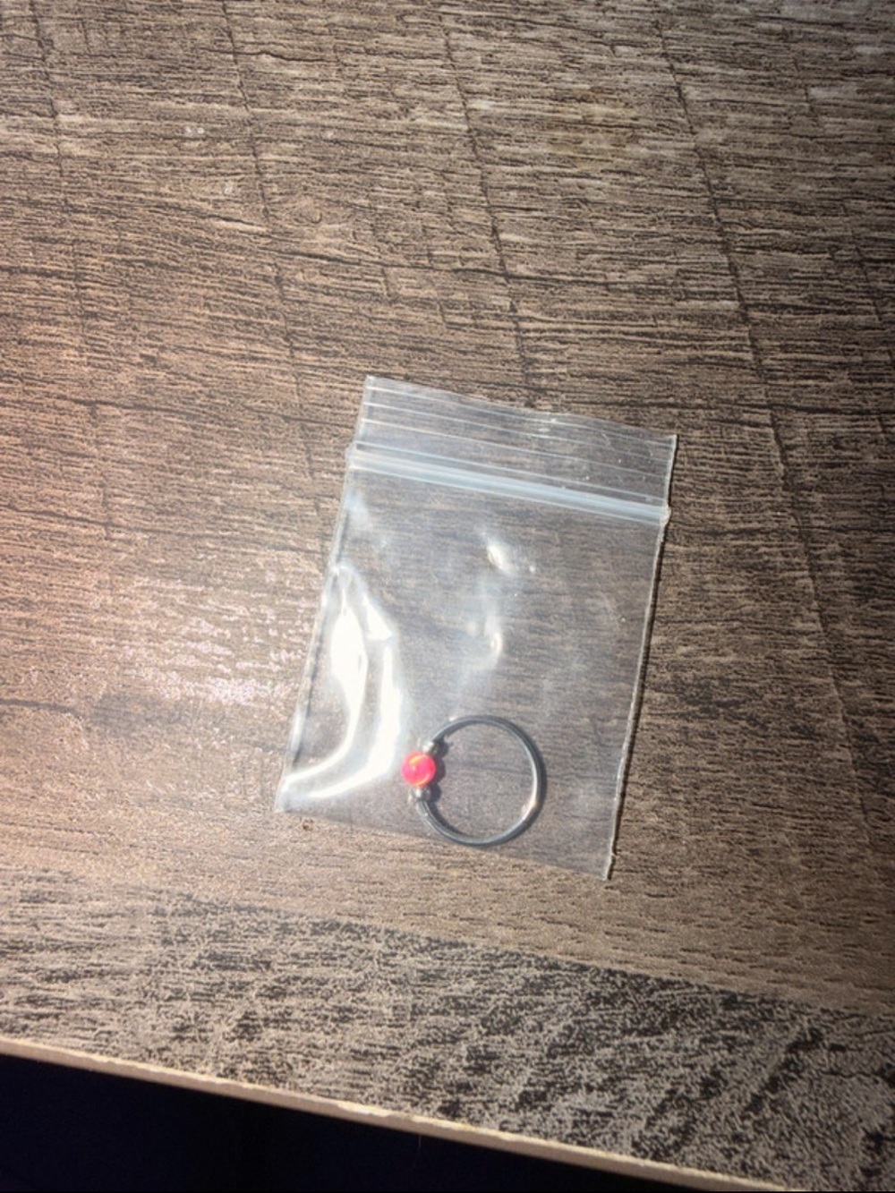 Universal Black Phone Ring with Red Accent - Compatible Accessory